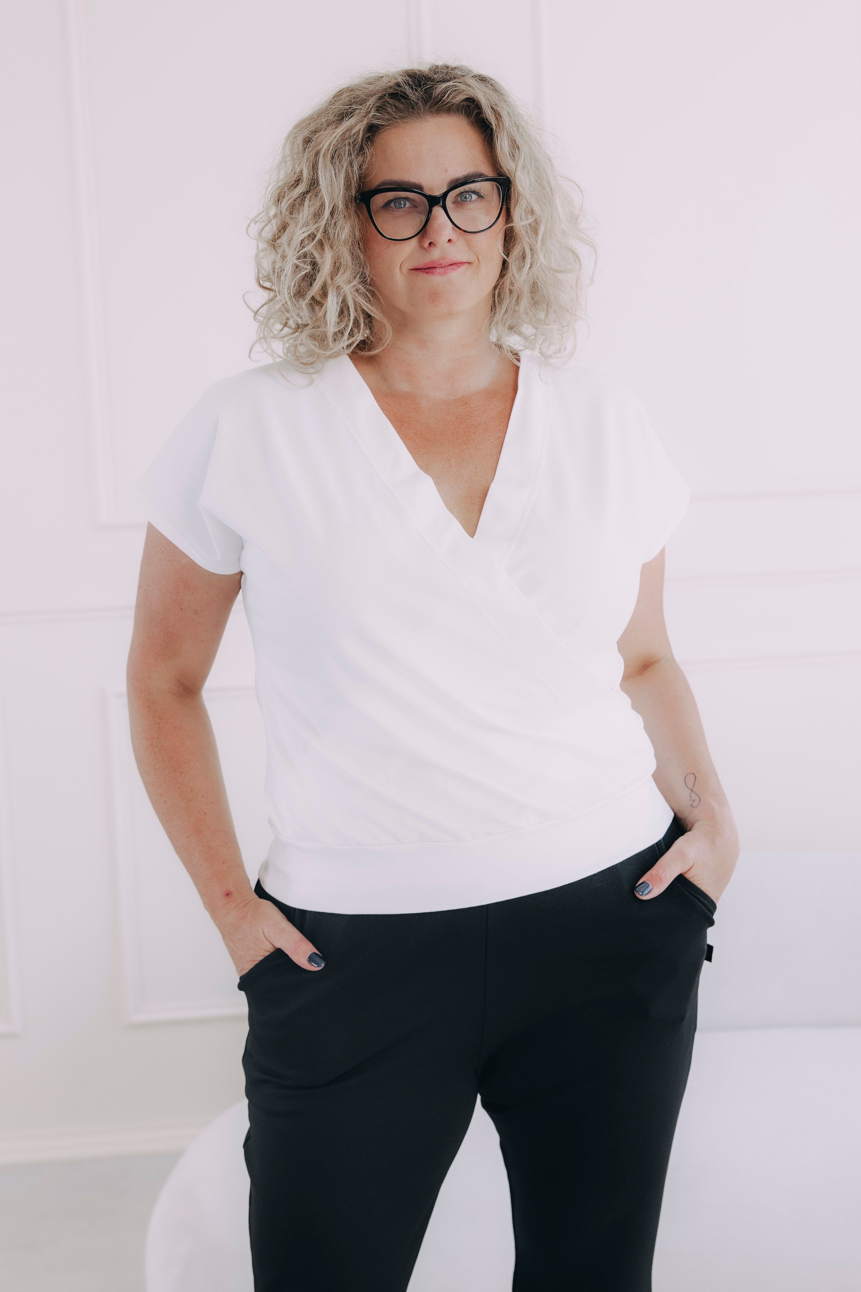 Tričko Bakari Ecru Plus