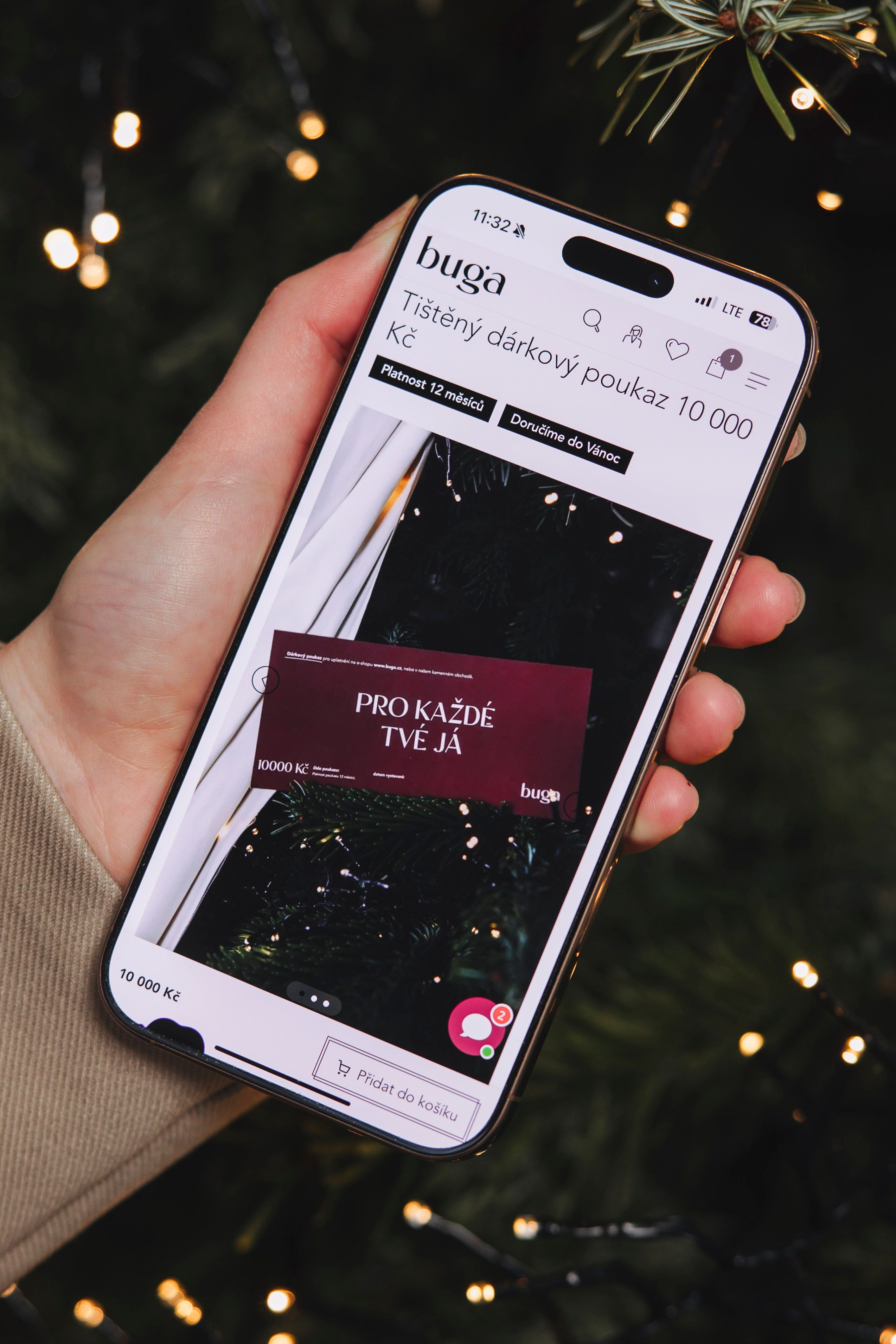 Elektronický dárkový poukaz 10 000 Kč