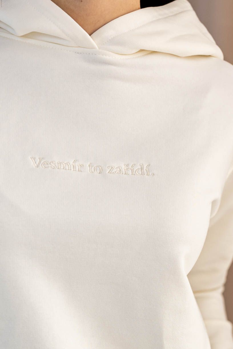 Mikina Iff Ecru Vesmír