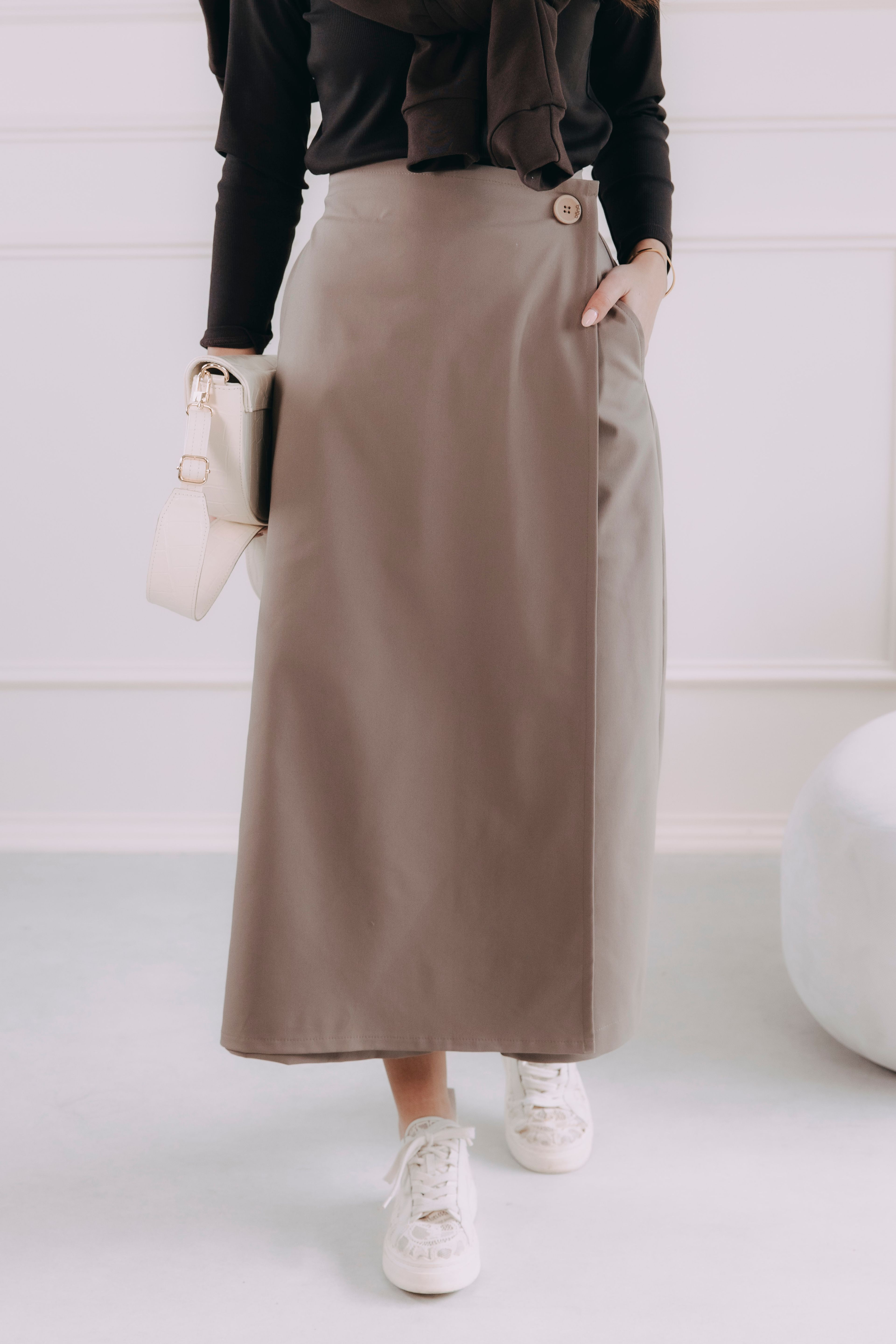 Kalhotová Sukně Nakisai Mocha