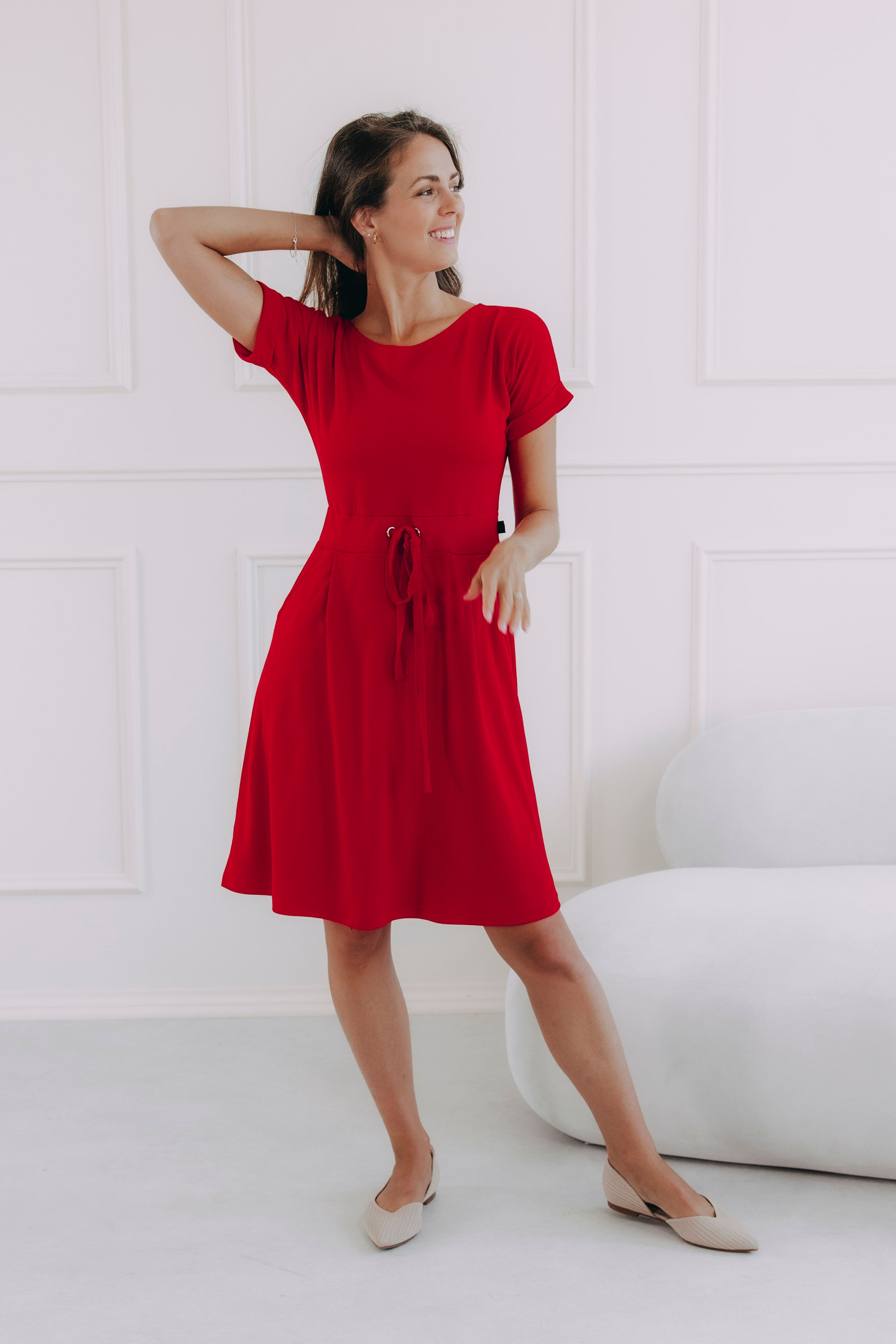 Šaty Audrey Short Red