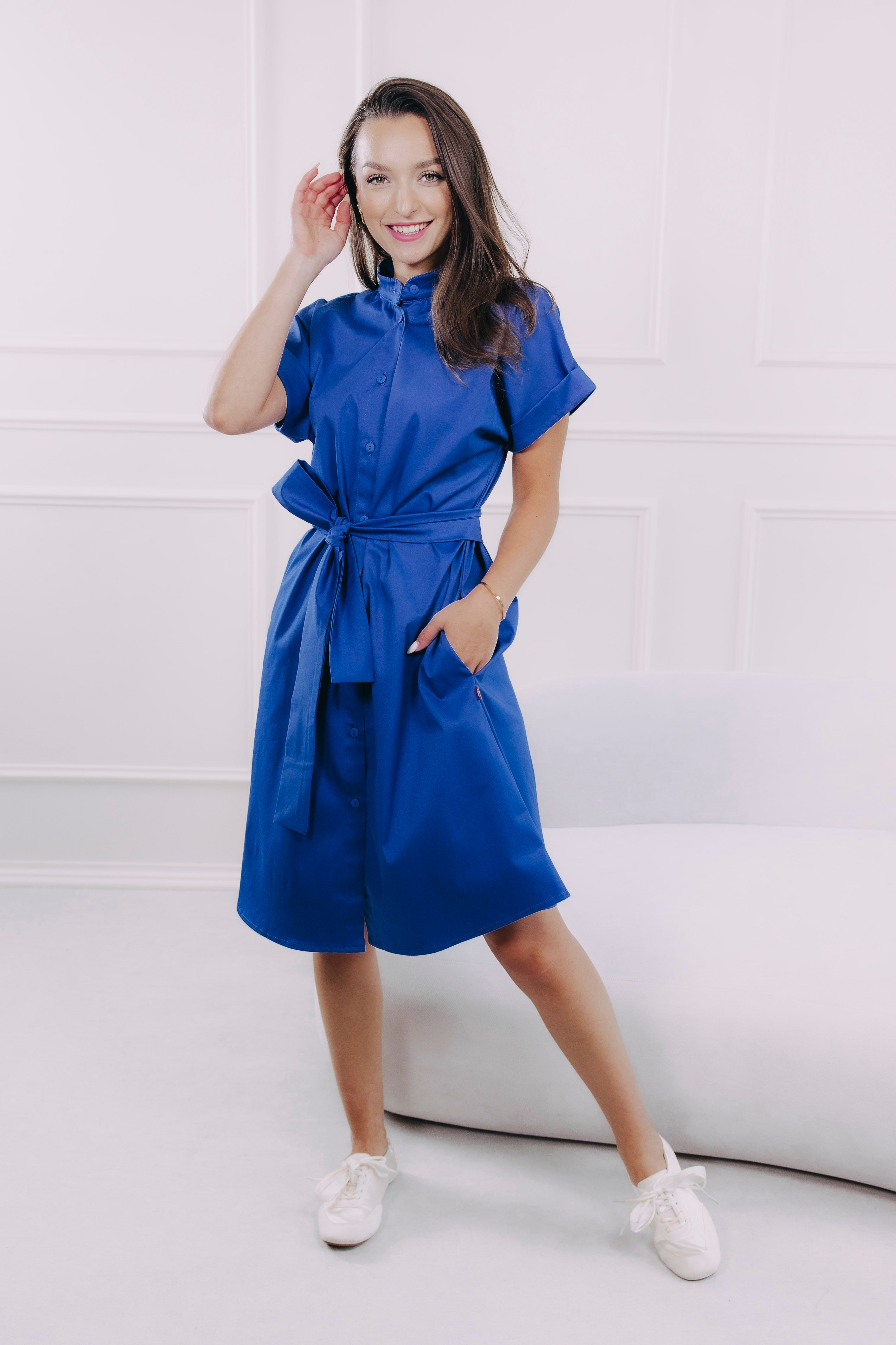 Šaty Shania Short Royal Blue