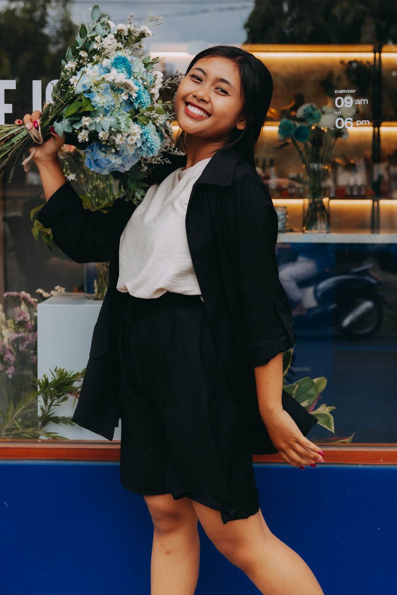 Diana má na sobě při své výšce 155 cm velikost S.