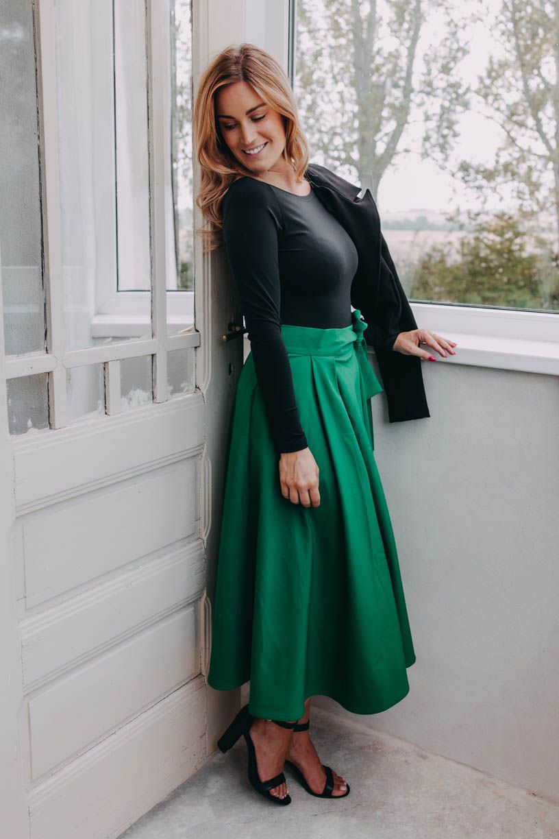 Nikča má na sobě při své výšce 164 cm velikost XS.