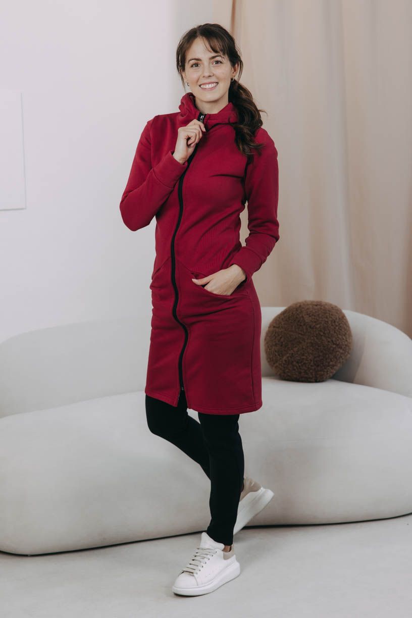 Kabátik Dada Bordo