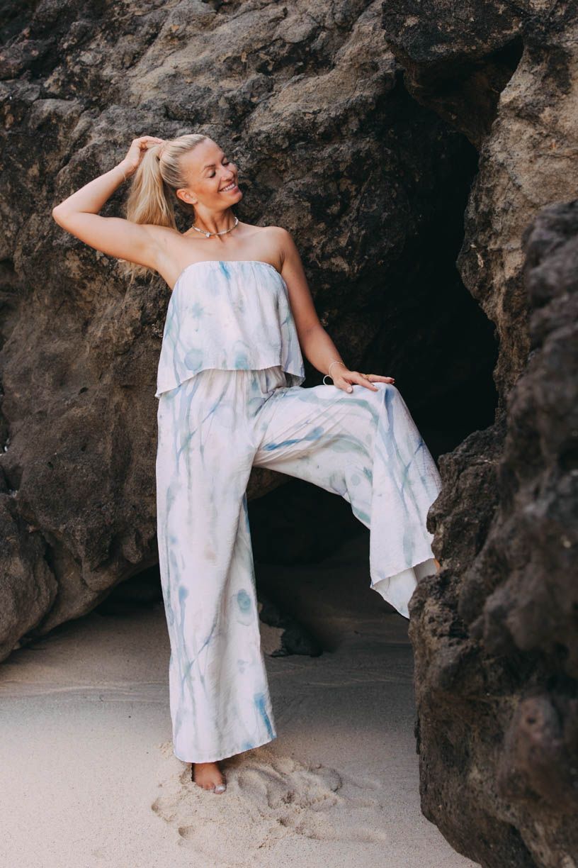 Kalhotový Overal Jalia Aquarelle