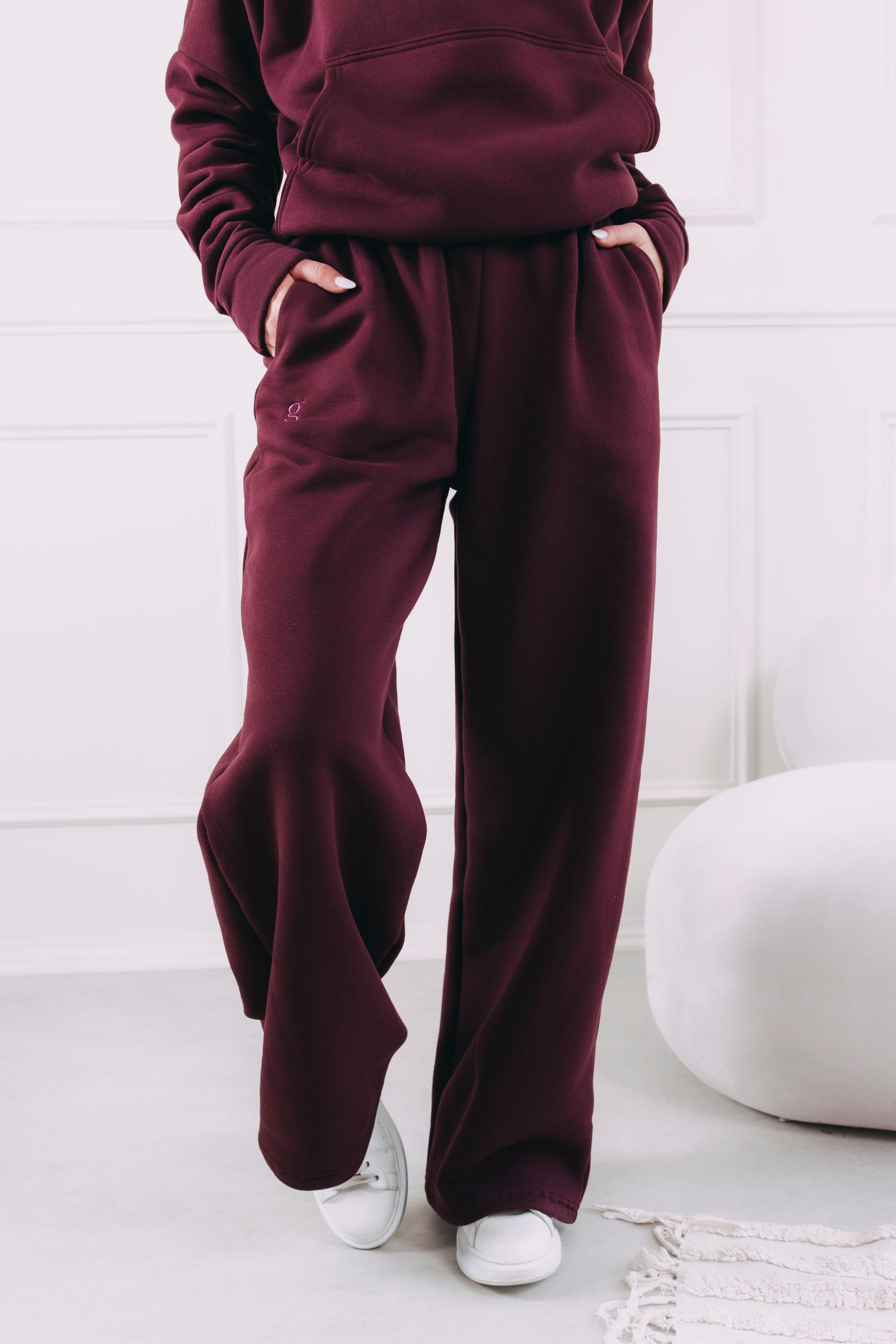 Nohavice New Hawa Bordo