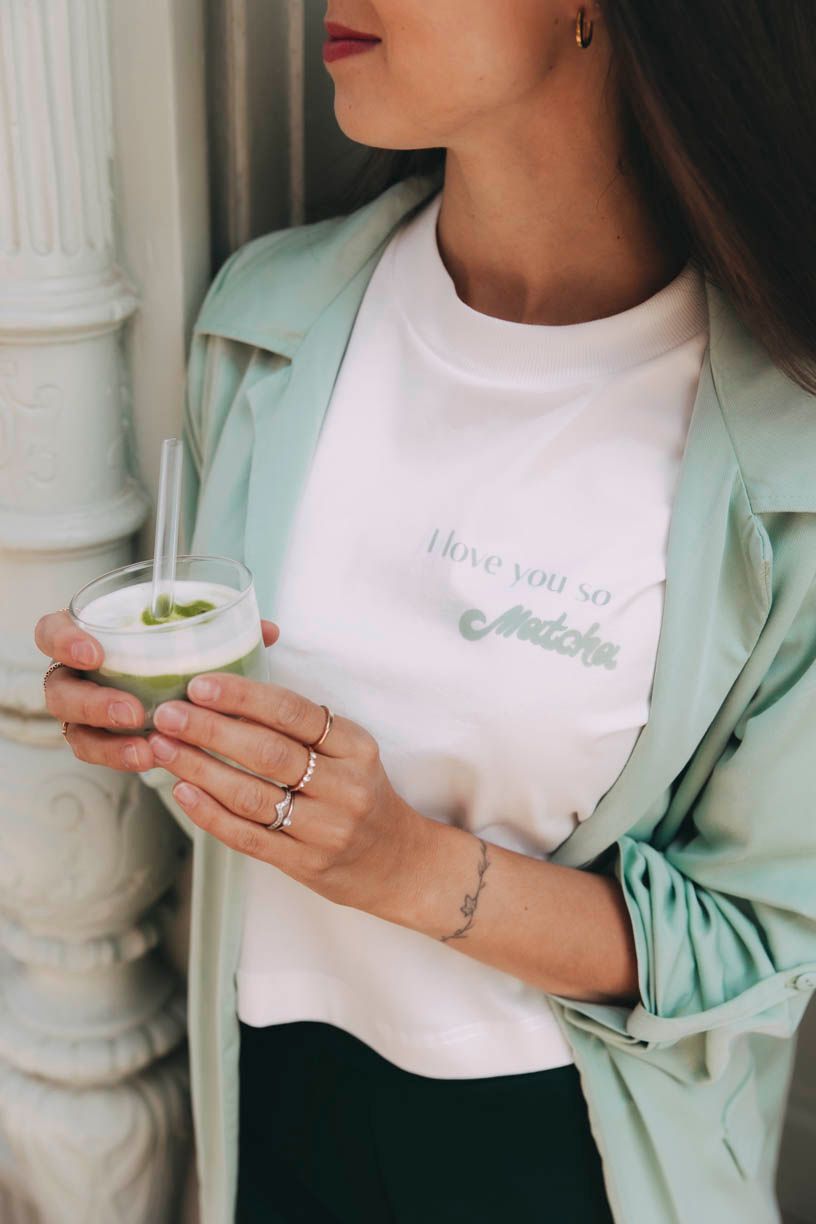 Tričko Mood White Matcha