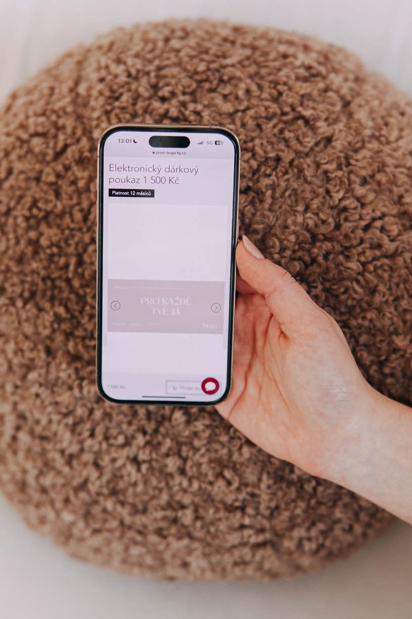 Elektronický dárkový poukaz 1 500 Kč