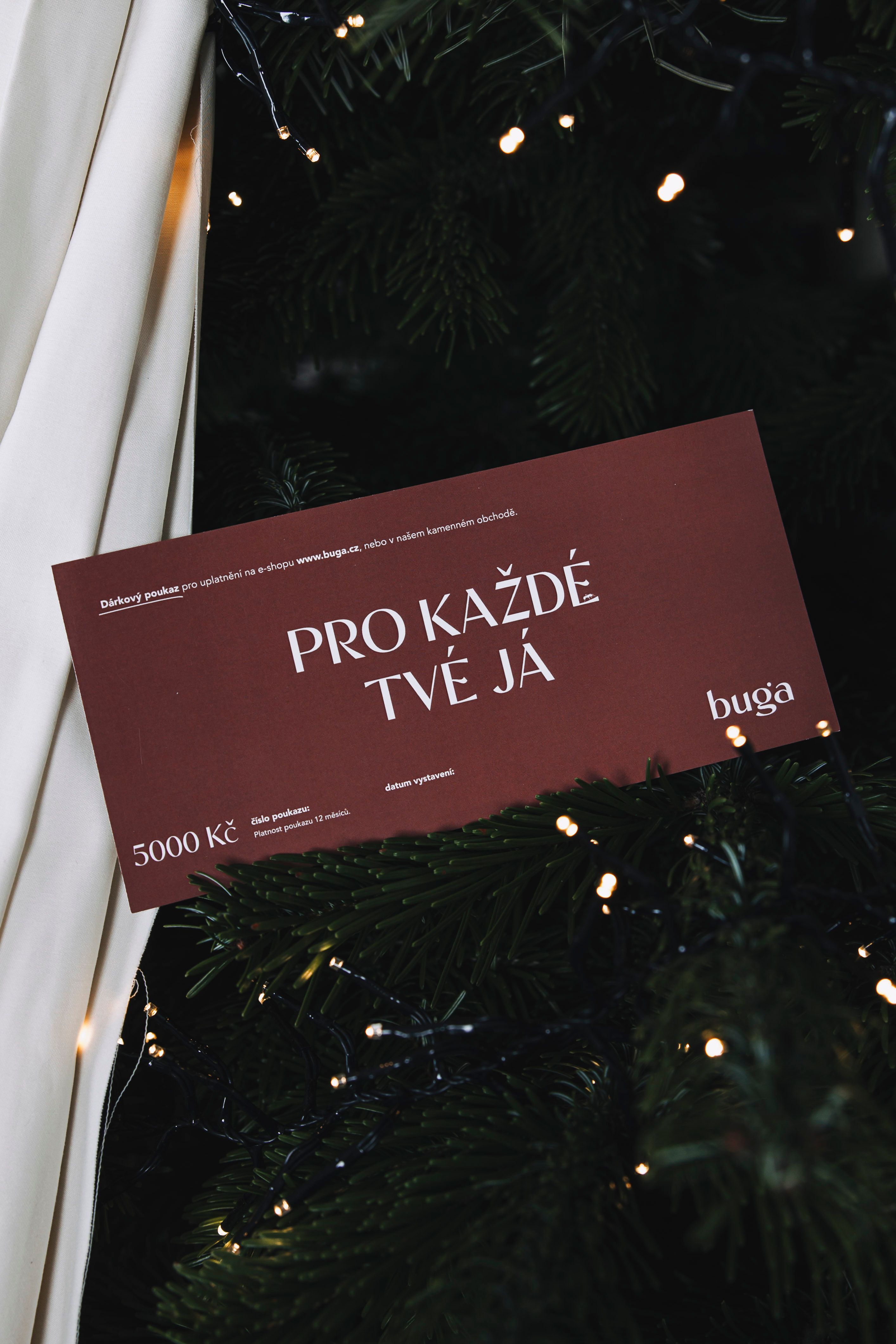 Tištěný dárkový poukaz 5 000 Kč
