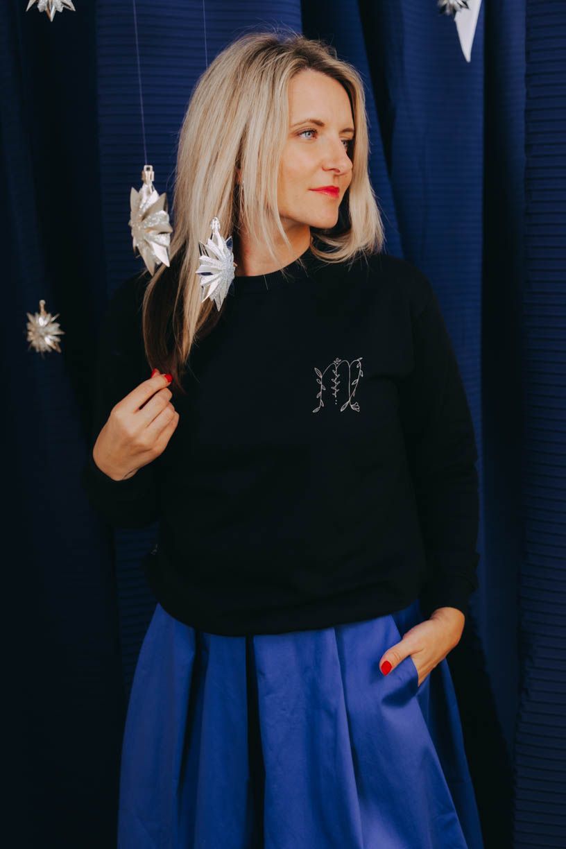 Mikina Asata Black Panna