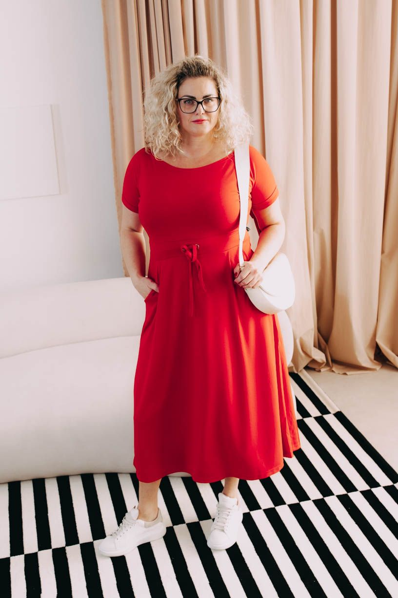 Šaty Audrey Red Plus