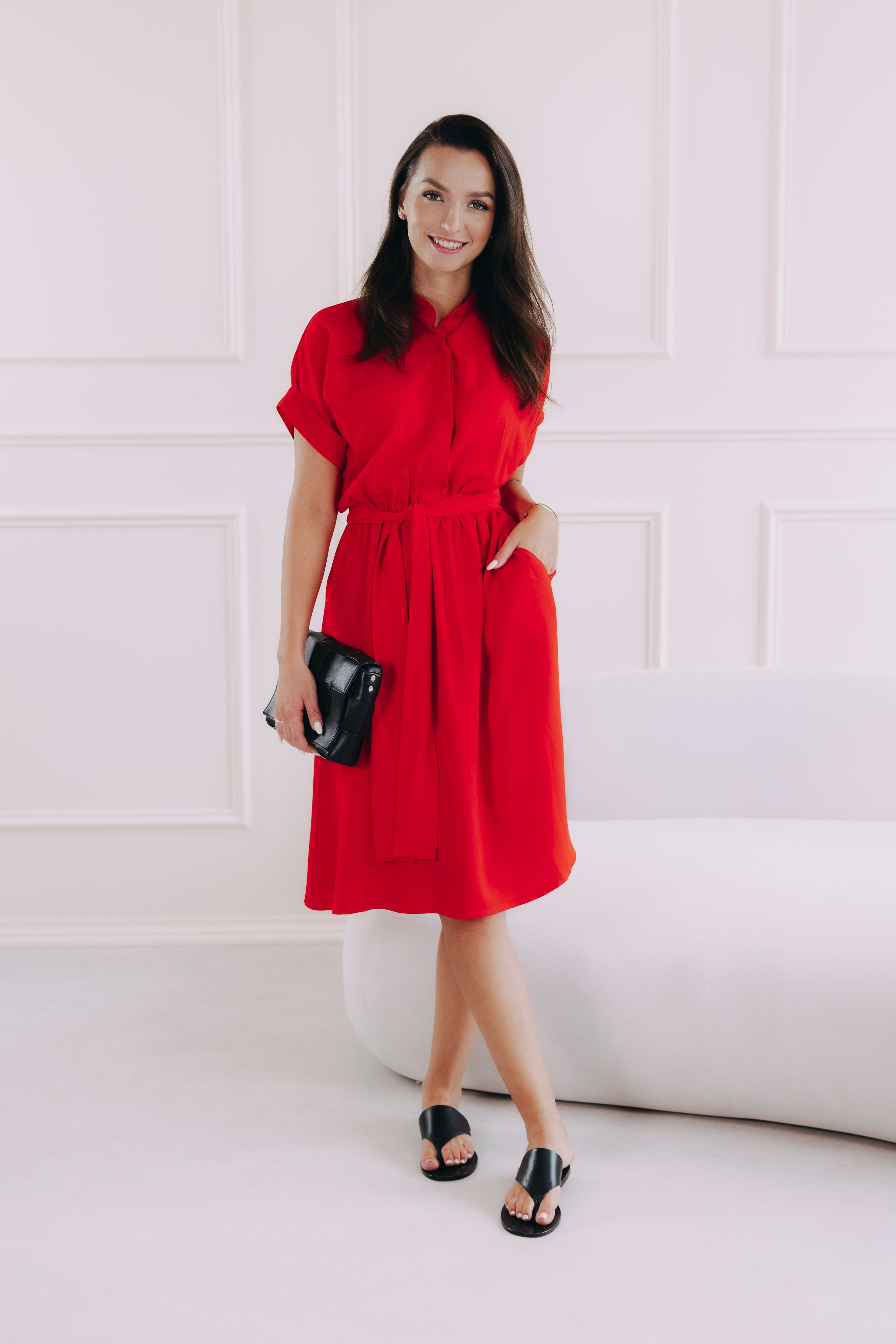 Šaty Yenge Short Red