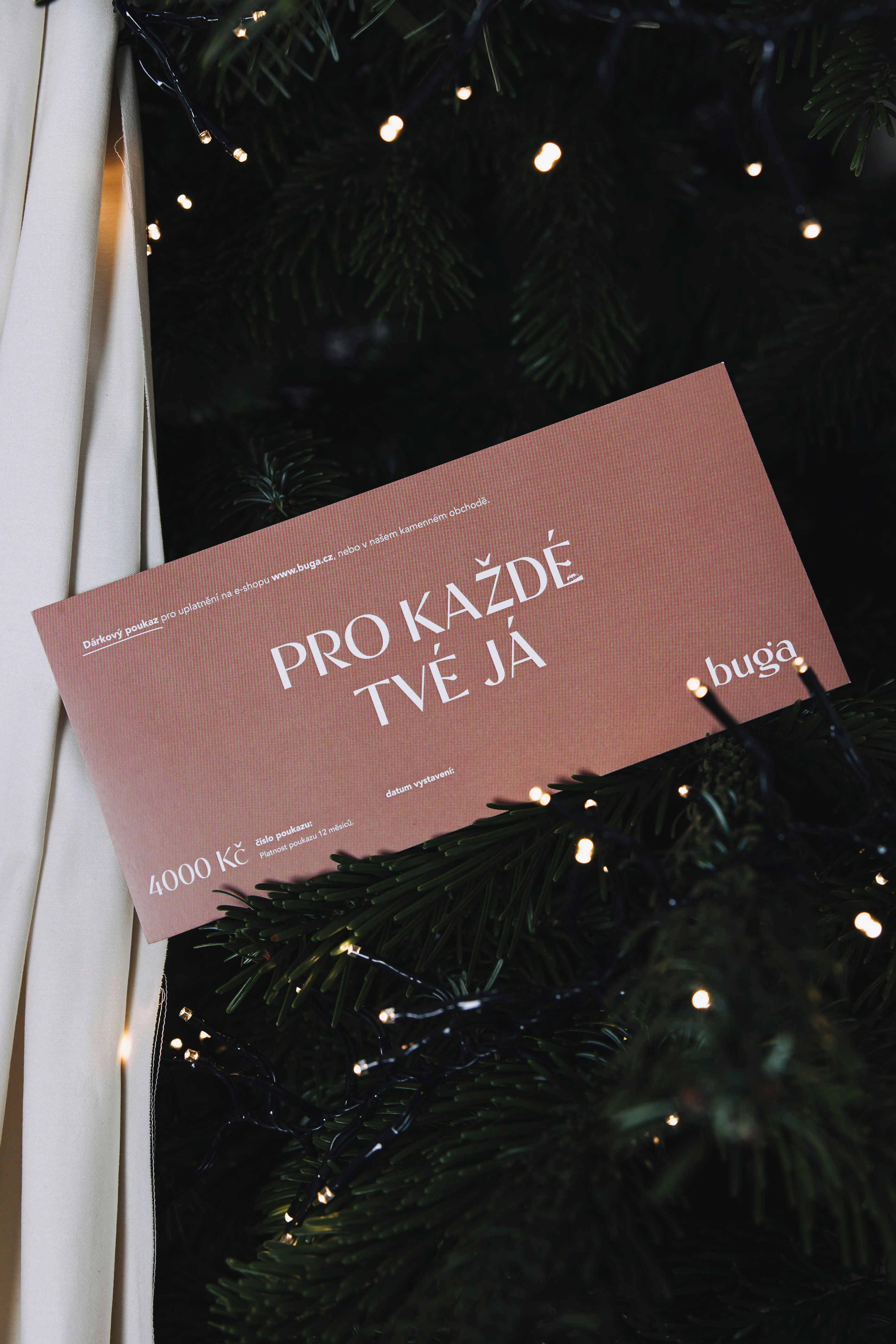 Tištěný dárkový poukaz 4 000 Kč