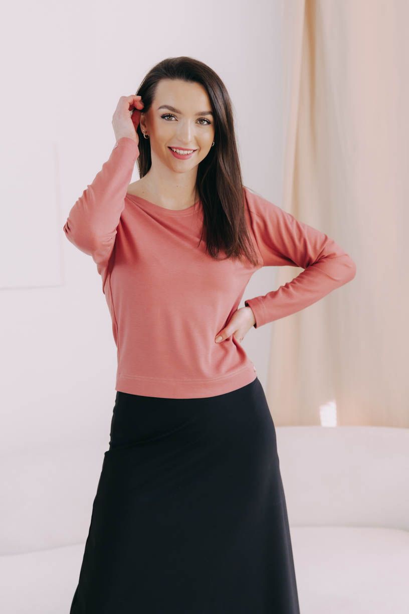 Tričko New Aina Long Rose