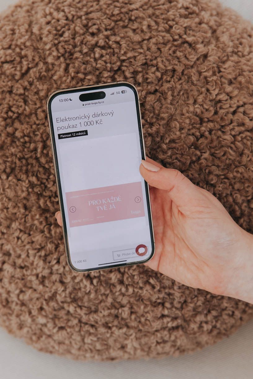 Elektronický dárkový poukaz 1 000 Kč