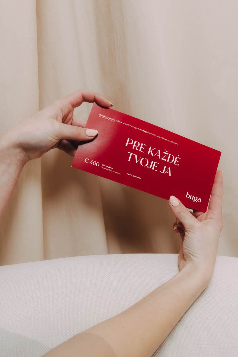 Tlačený darčekový poukaz 400 eur