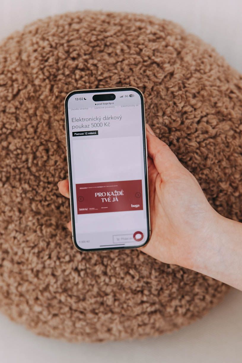 Elektronický dárkový poukaz 5000 Kč