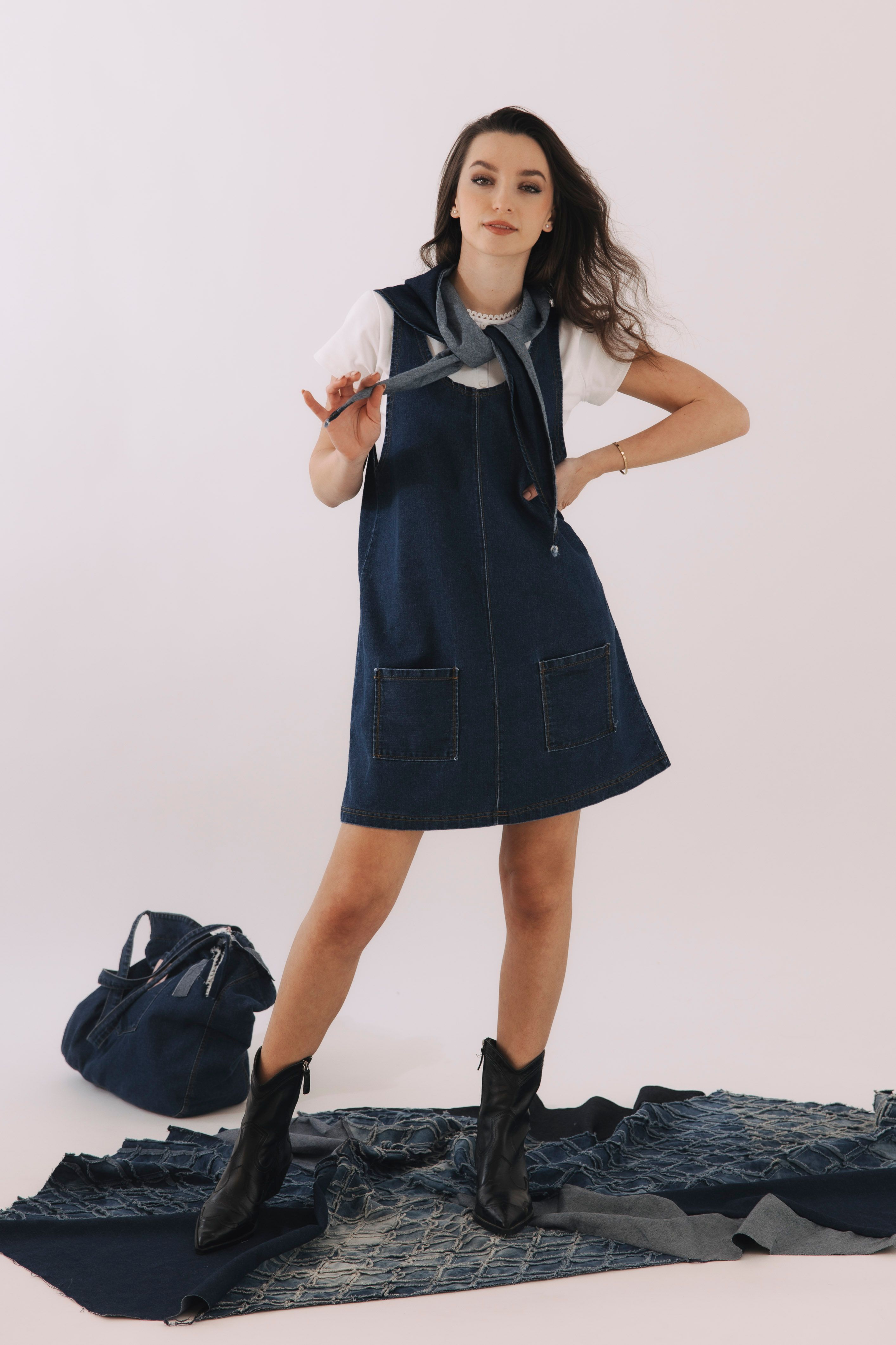 Šatovka Themba Blue Jeans