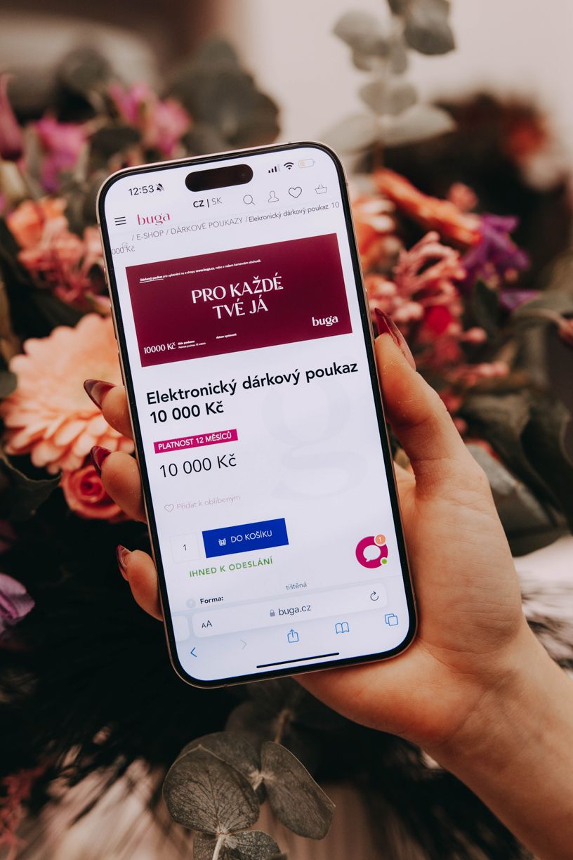 Elektronický dárkový poukaz 10 000 Kč