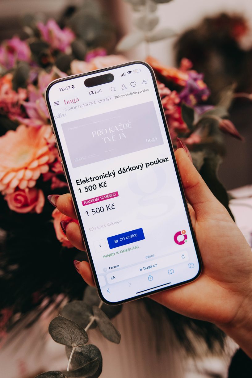 Elektronický dárkový poukaz 1 500 Kč
