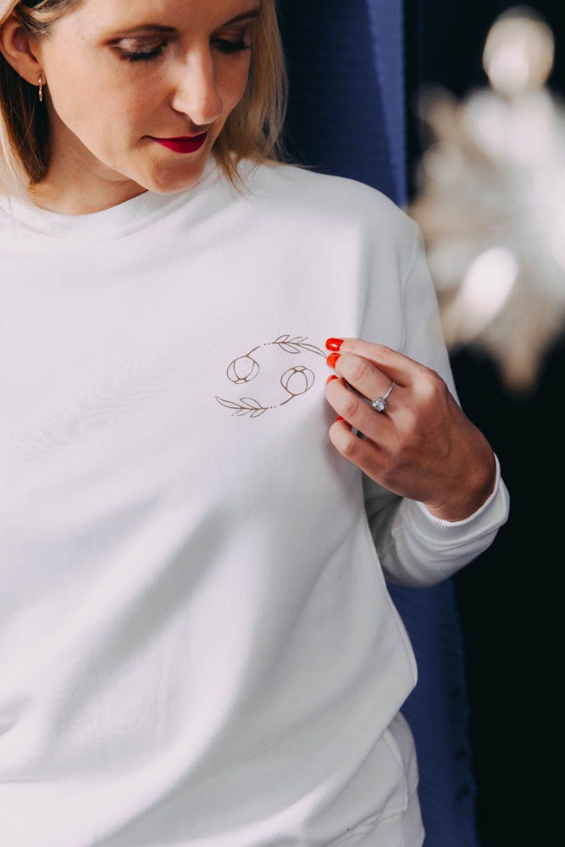 Mikina Asata Ecru Rak