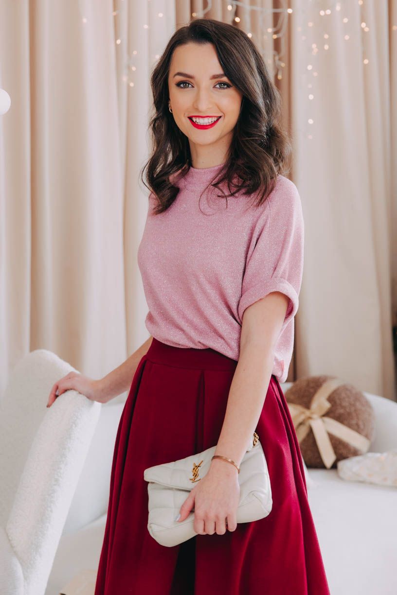 Svetr Tabia Pink Shine