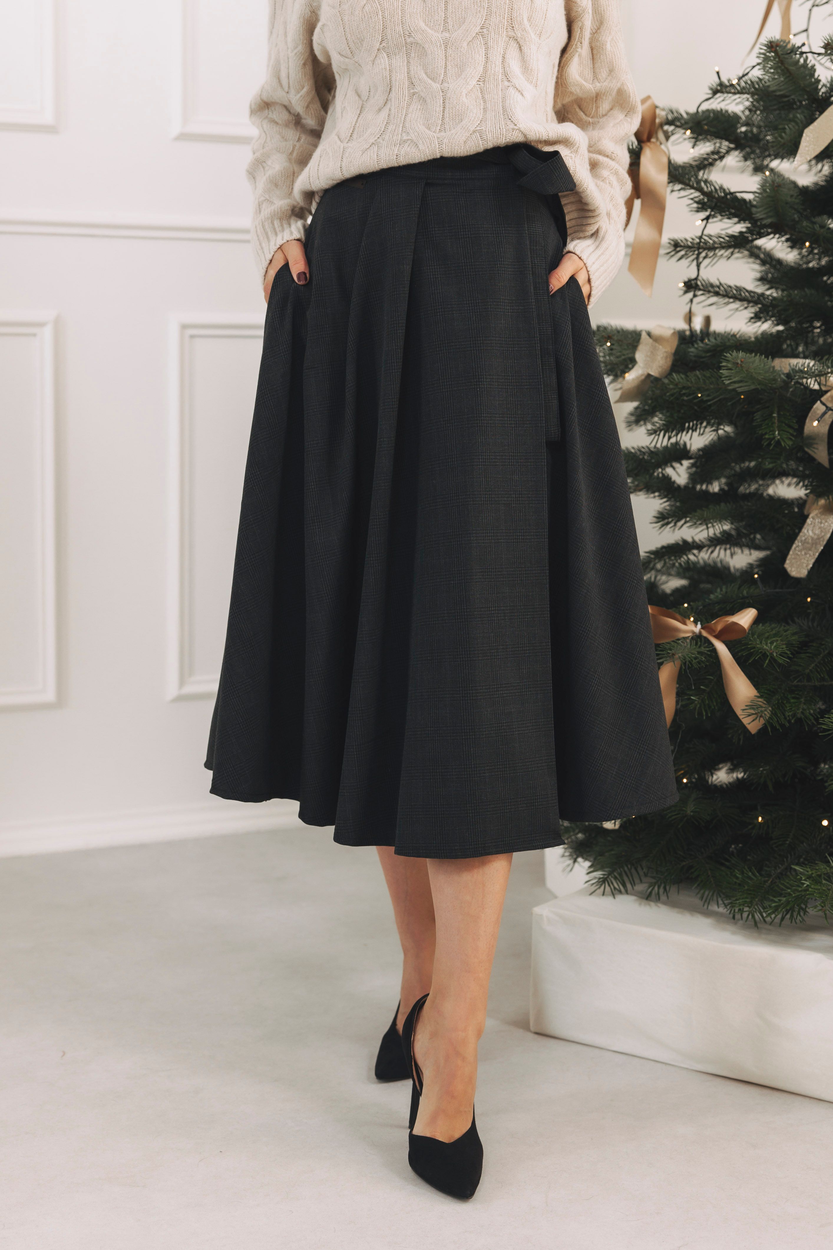 Sukně Mawe Grey Cube