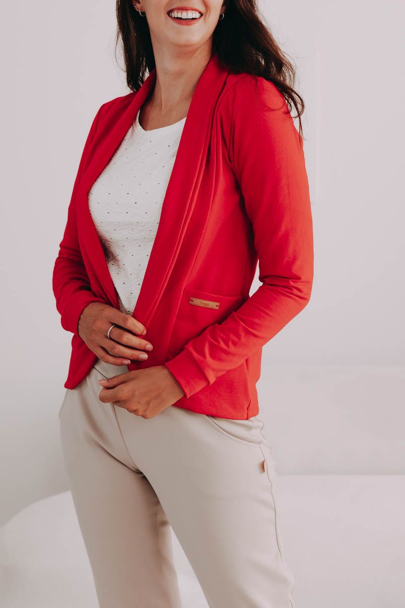 Sáčko Ania Winter Karmin