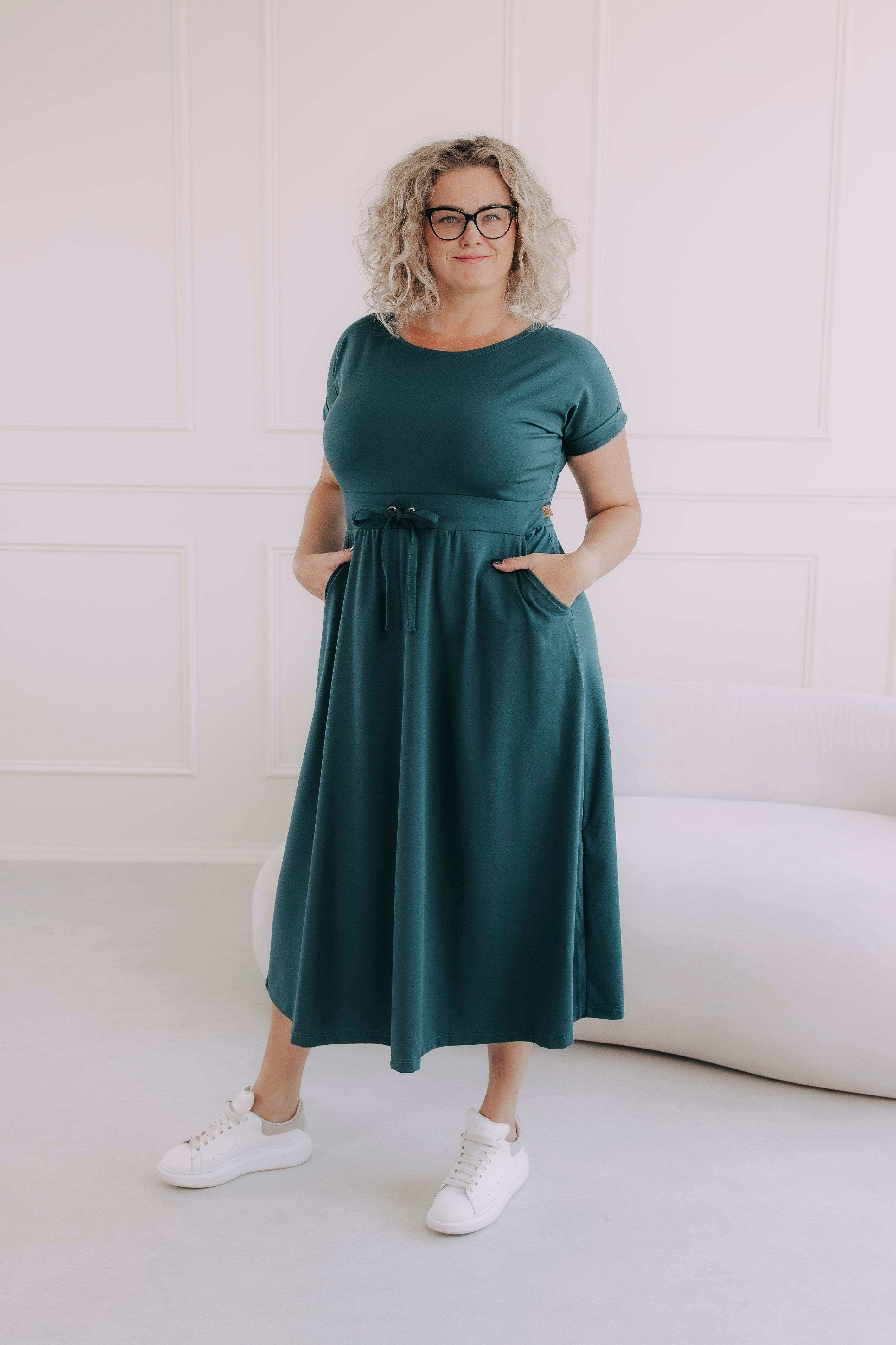 Šaty Audrey Emerald Plus