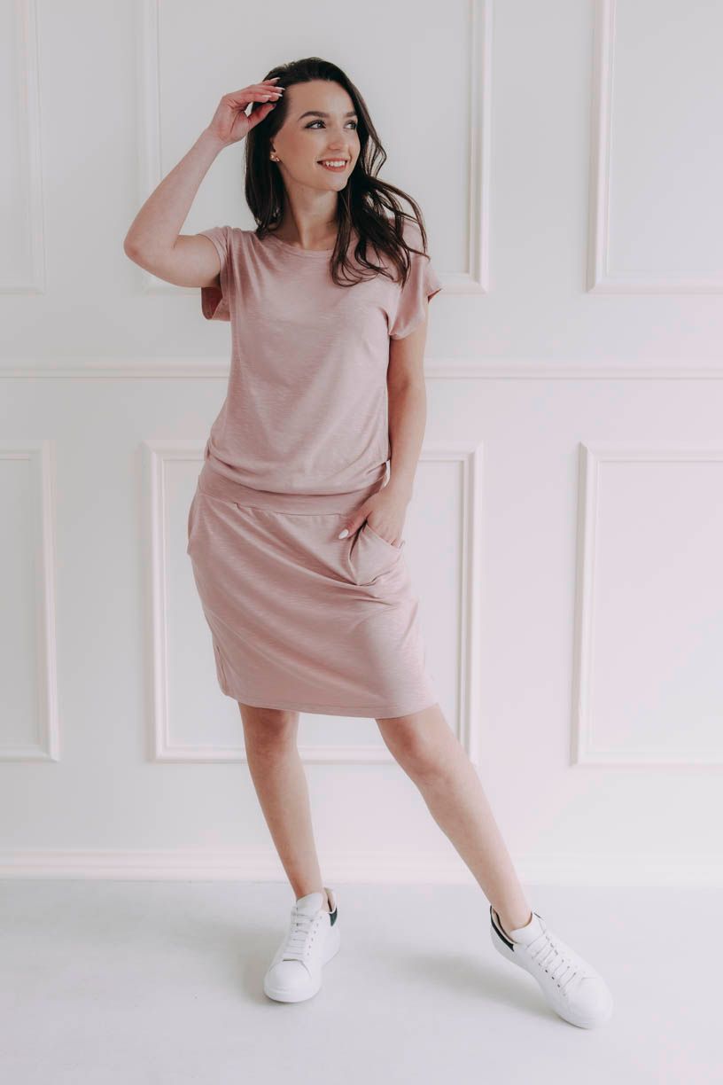 Šaty Elegance Rose Pink