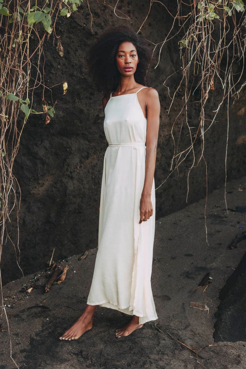 Šaty Ishani Silky Eco Cream