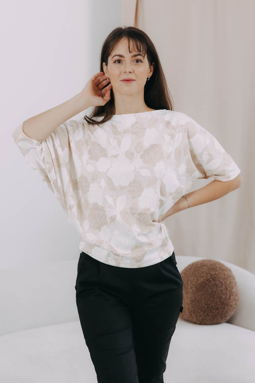 Tričko Yoko Gold Flowers