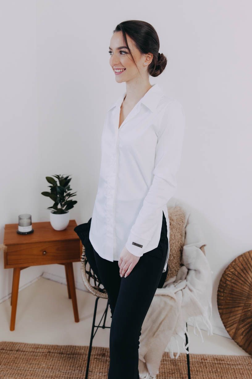 Kačka má na sobě při své výšce 170 cm velikost XS.