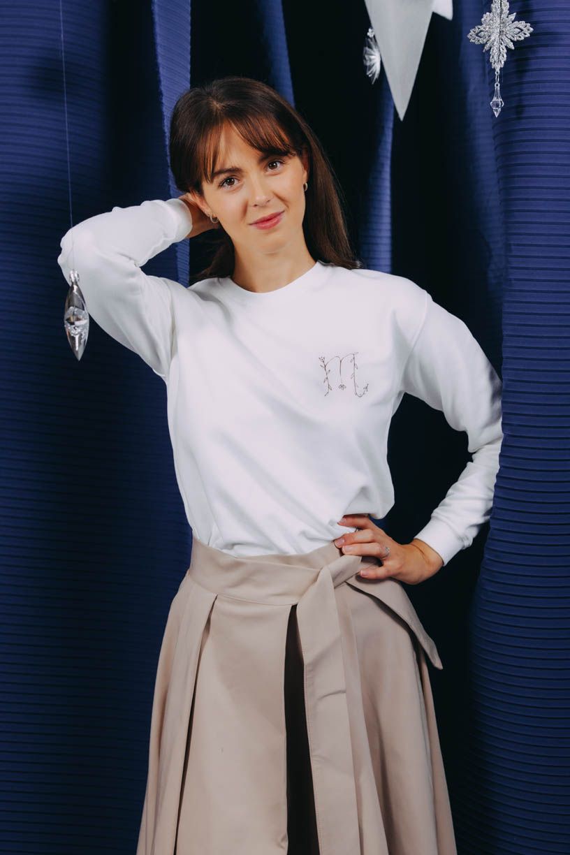 Mikina Asata Ecru Štír