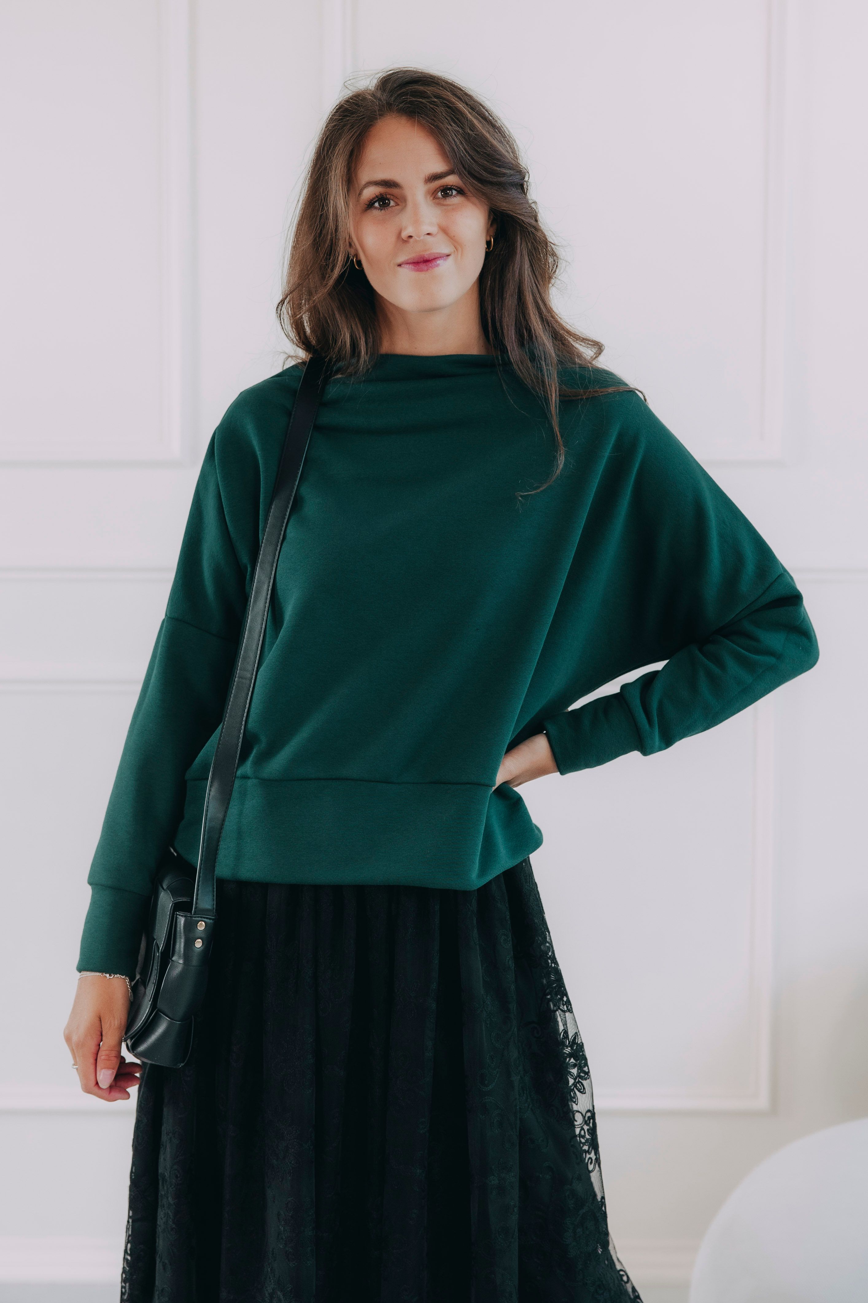 Mikina Izis Short Smaragd