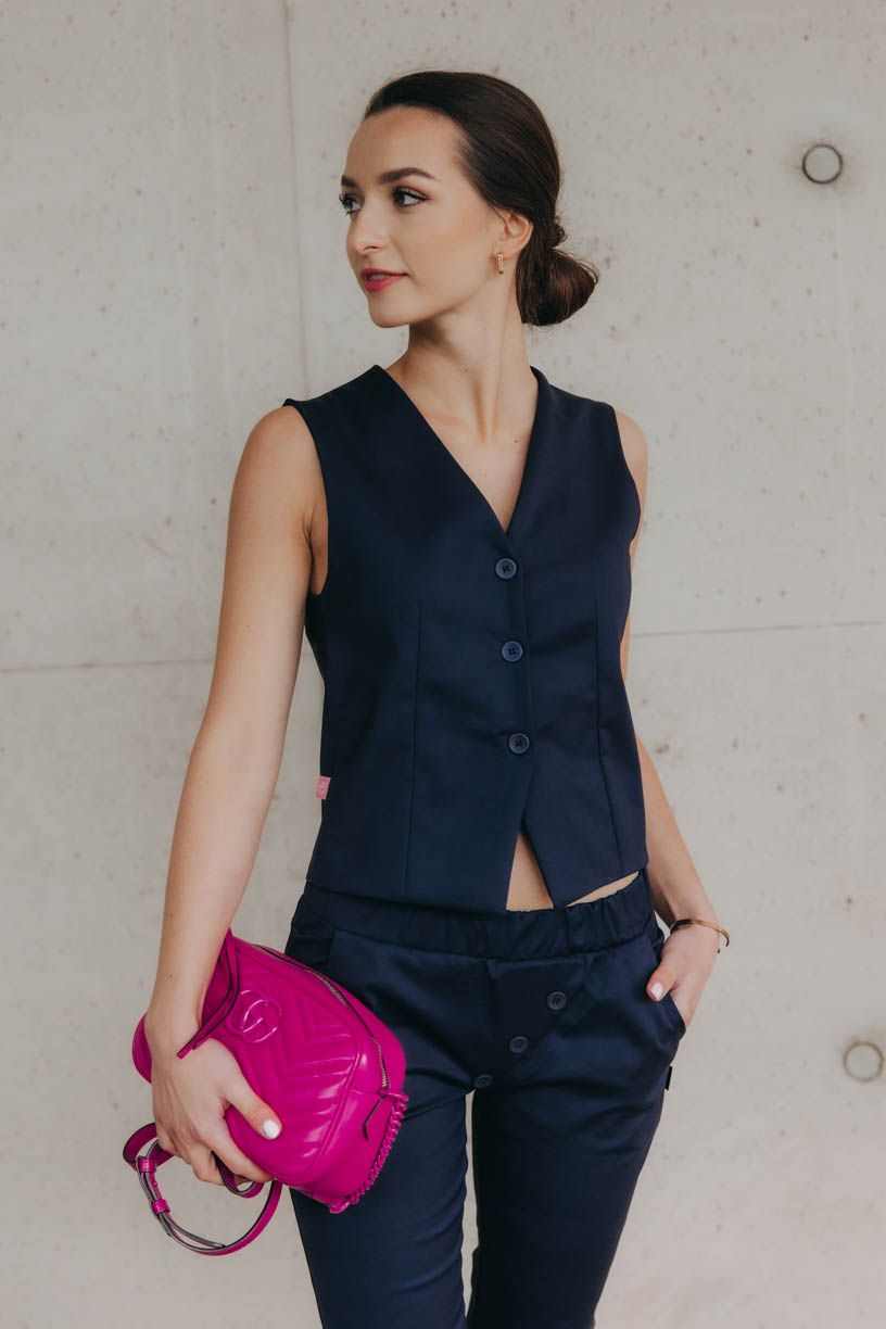 Vesta Taraji Navy Paris