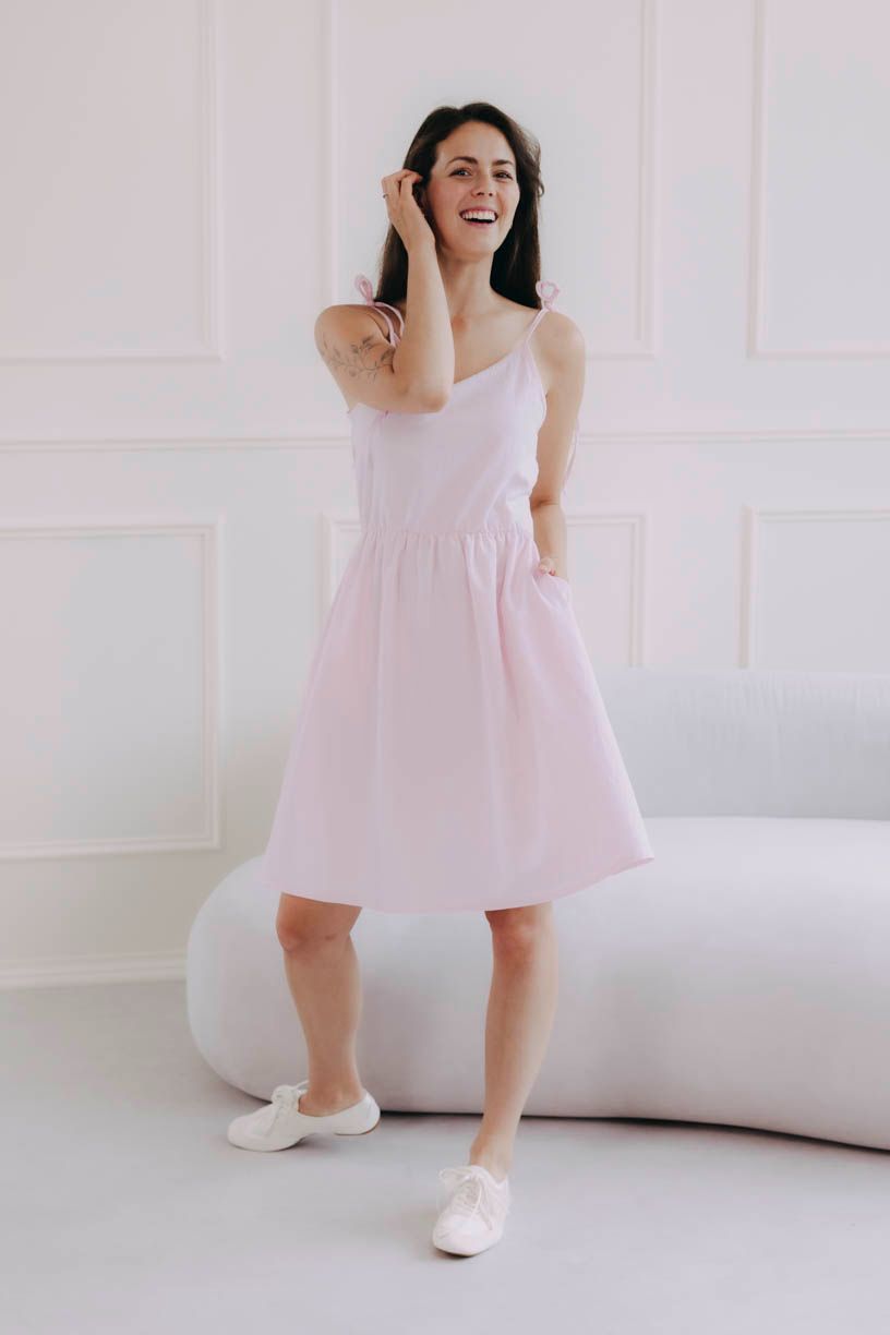 Šaty Imani Light Pink