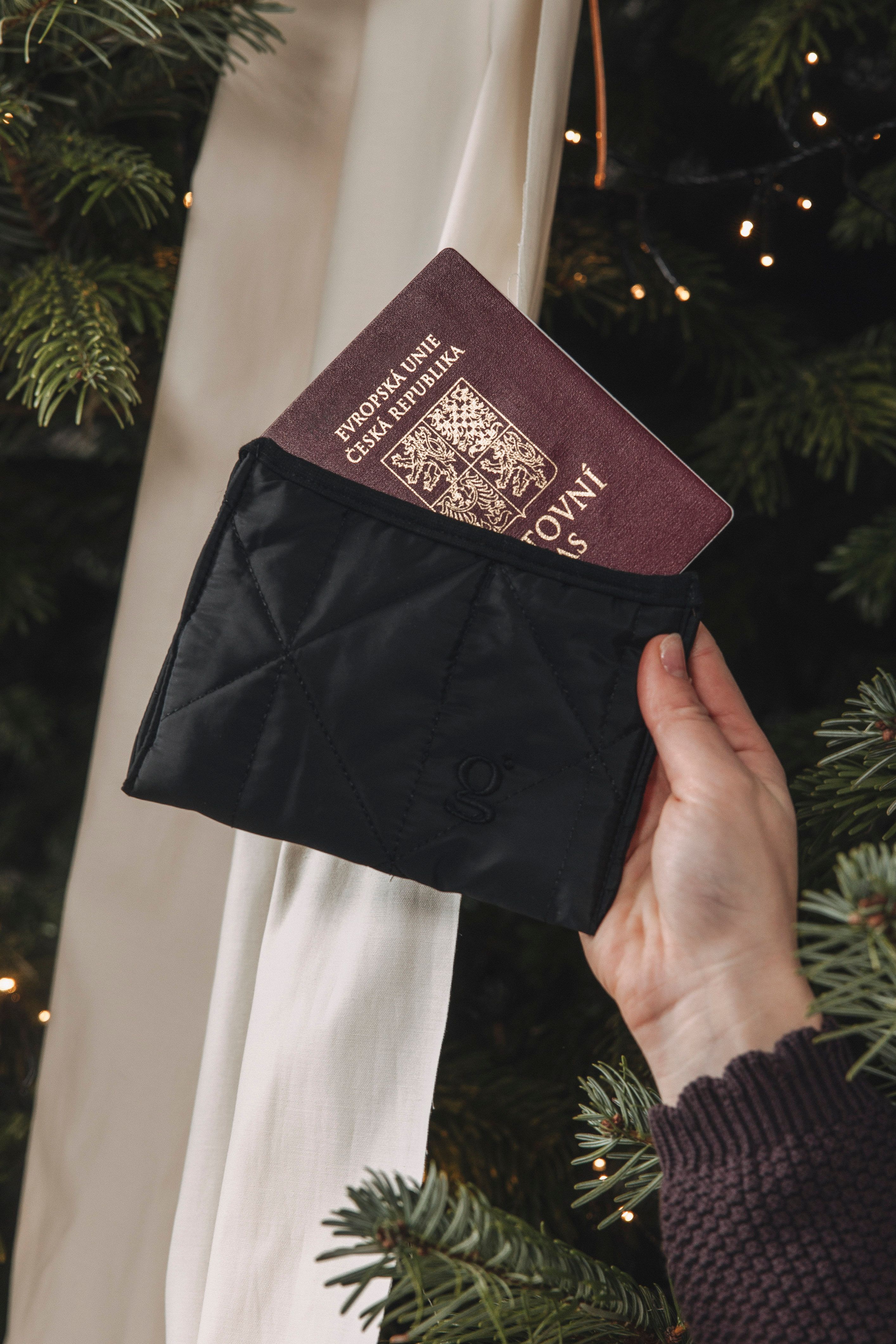 Zana Passport Sleeve Black