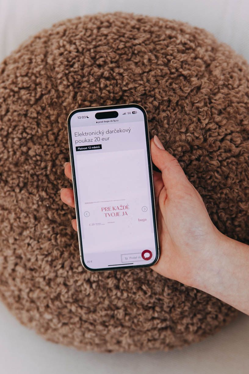 Elektronický darčekový poukaz 20 eur