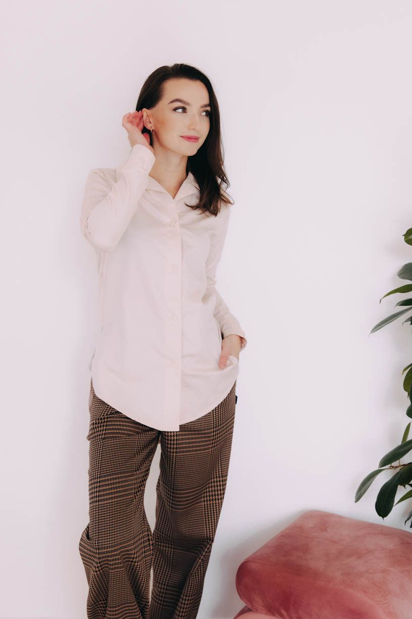 Košeľa New Tawia Beige