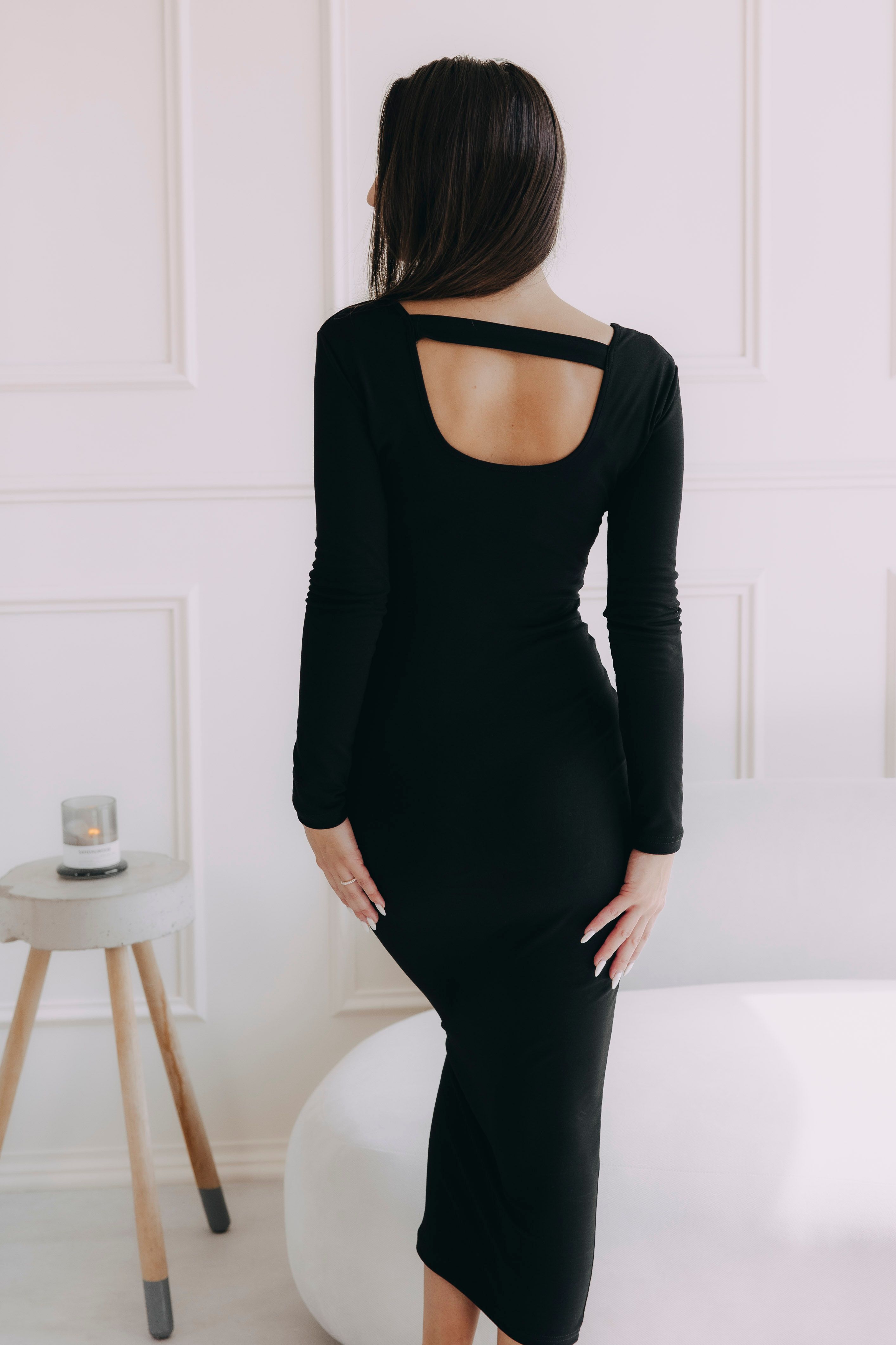 Šaty Asani Midi Black