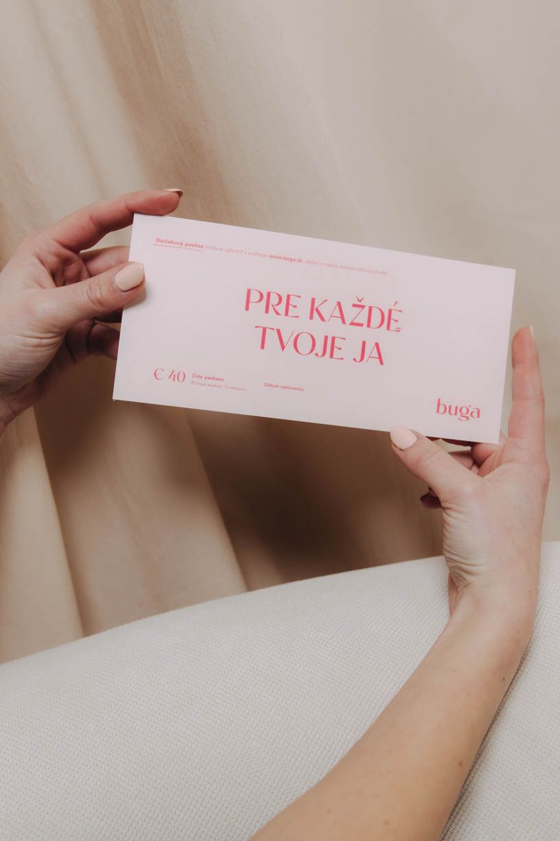 Tlačený darčekový poukaz 40 eur