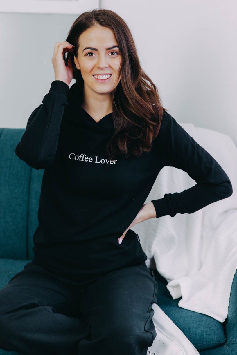 Mikina Iff Black Coffee Lover