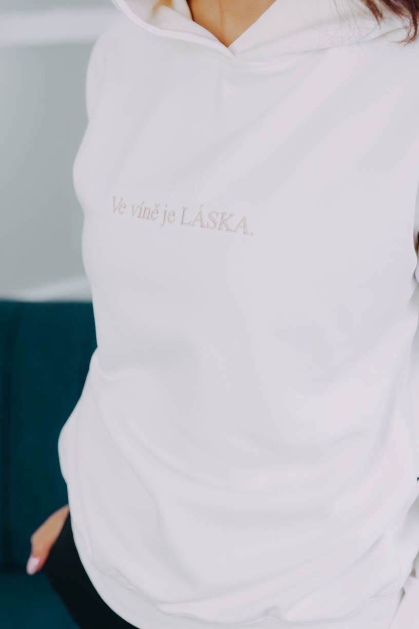 Mikina Iff Ecru Ve Víně Je Láska