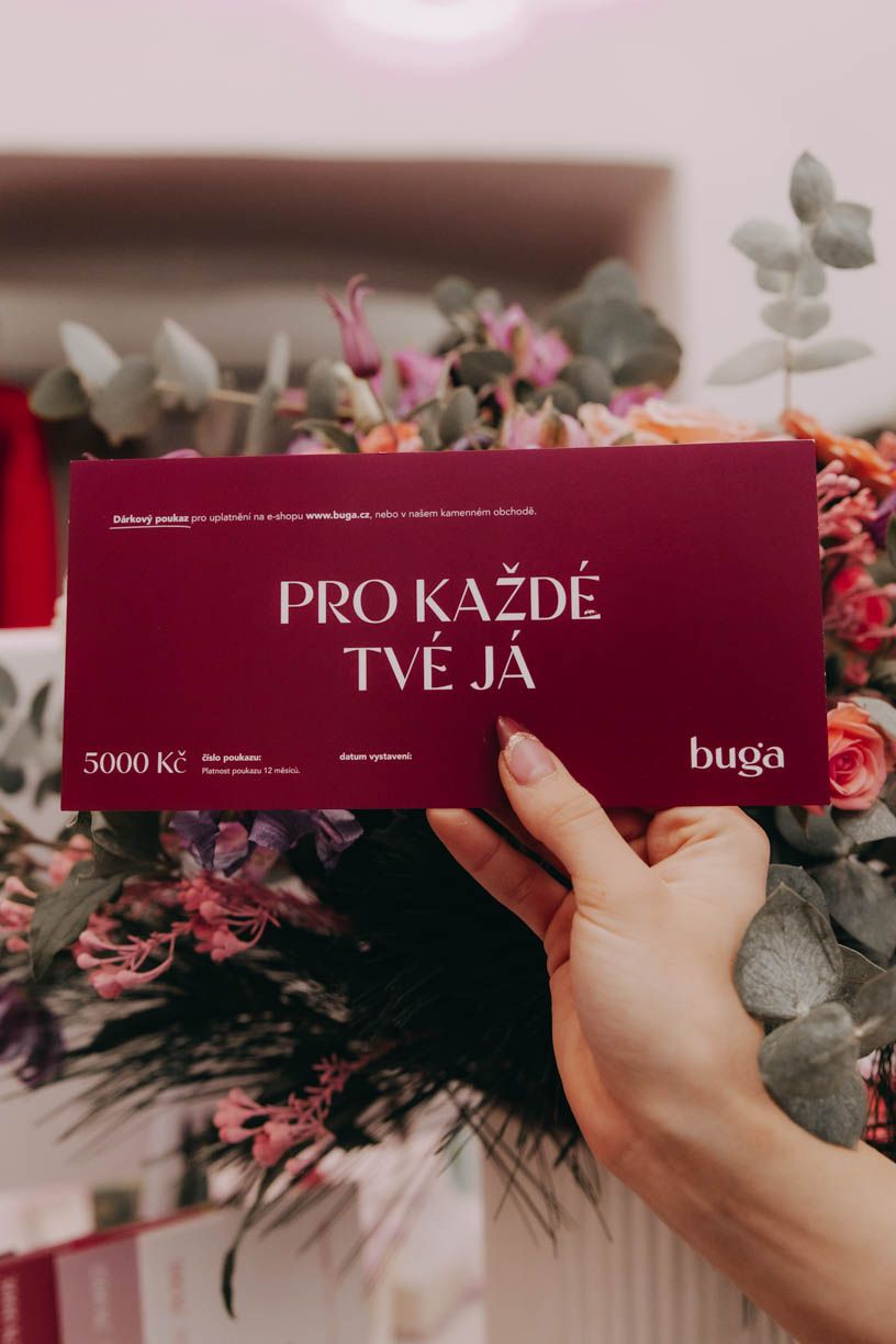 Tištěný dárkový poukaz 5 000 Kč