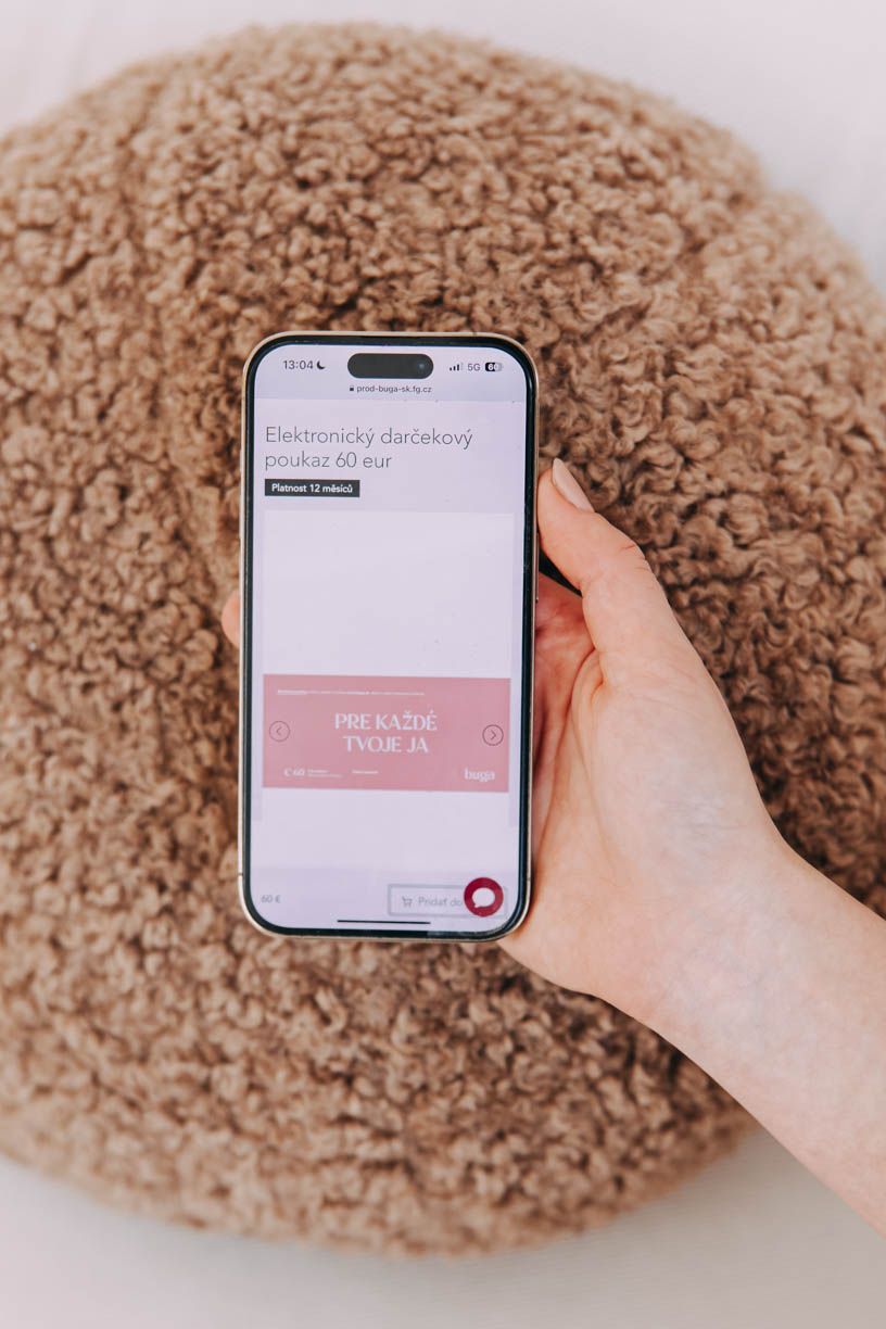 Elektronický darčekový poukaz 60 eur