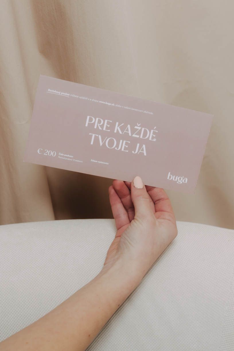 Tlačený darčekový poukaz 200 eur