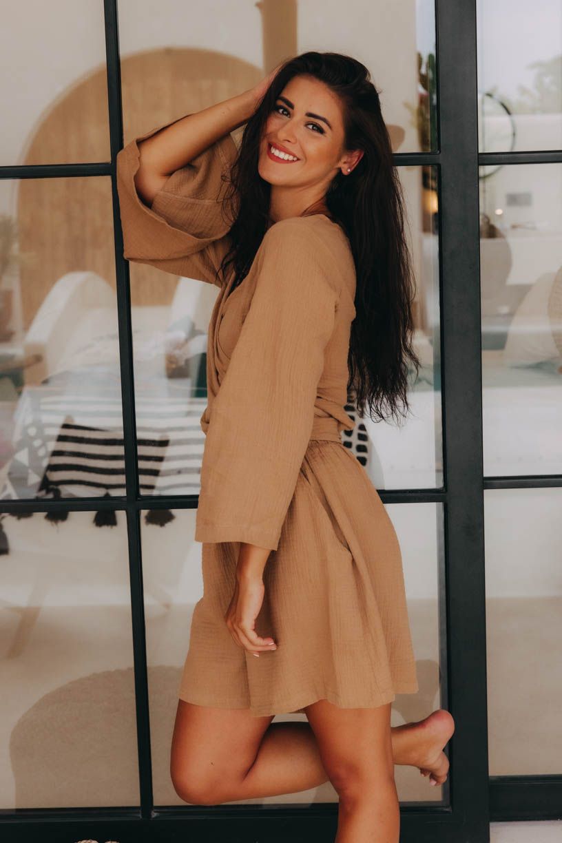 Verča má na sobě při své výšce 164 cm velikost XS/S.