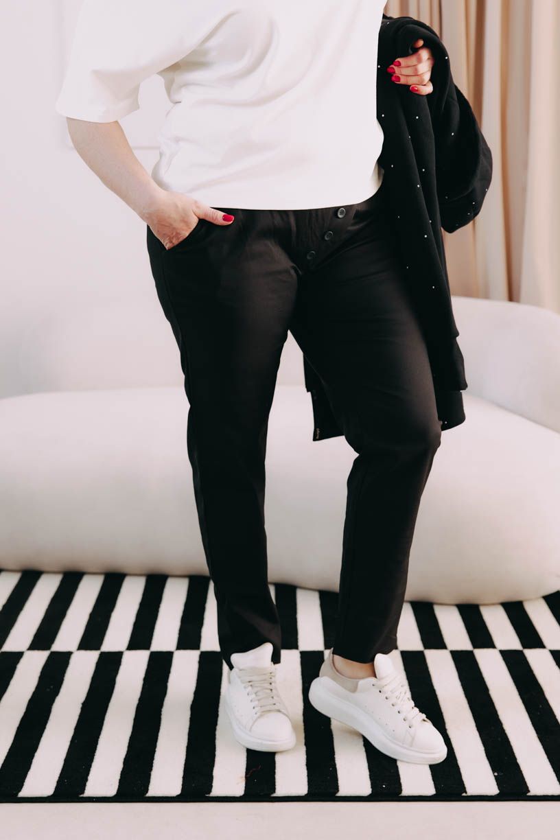 Kalhoty Reece Black Plus